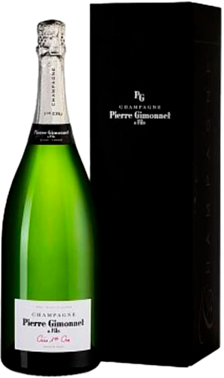 Пьер Жимоне э Фис Кюи Премье Крю Брют Шампань AOC в подарочной упаковке 2018 1.5 л