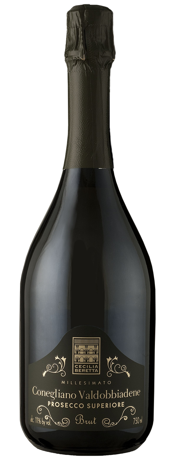Конельяно Вальдоббьядене Просекко DOCG Супериоре Миллезимато Брют Чечилия Беретта 0.75 л