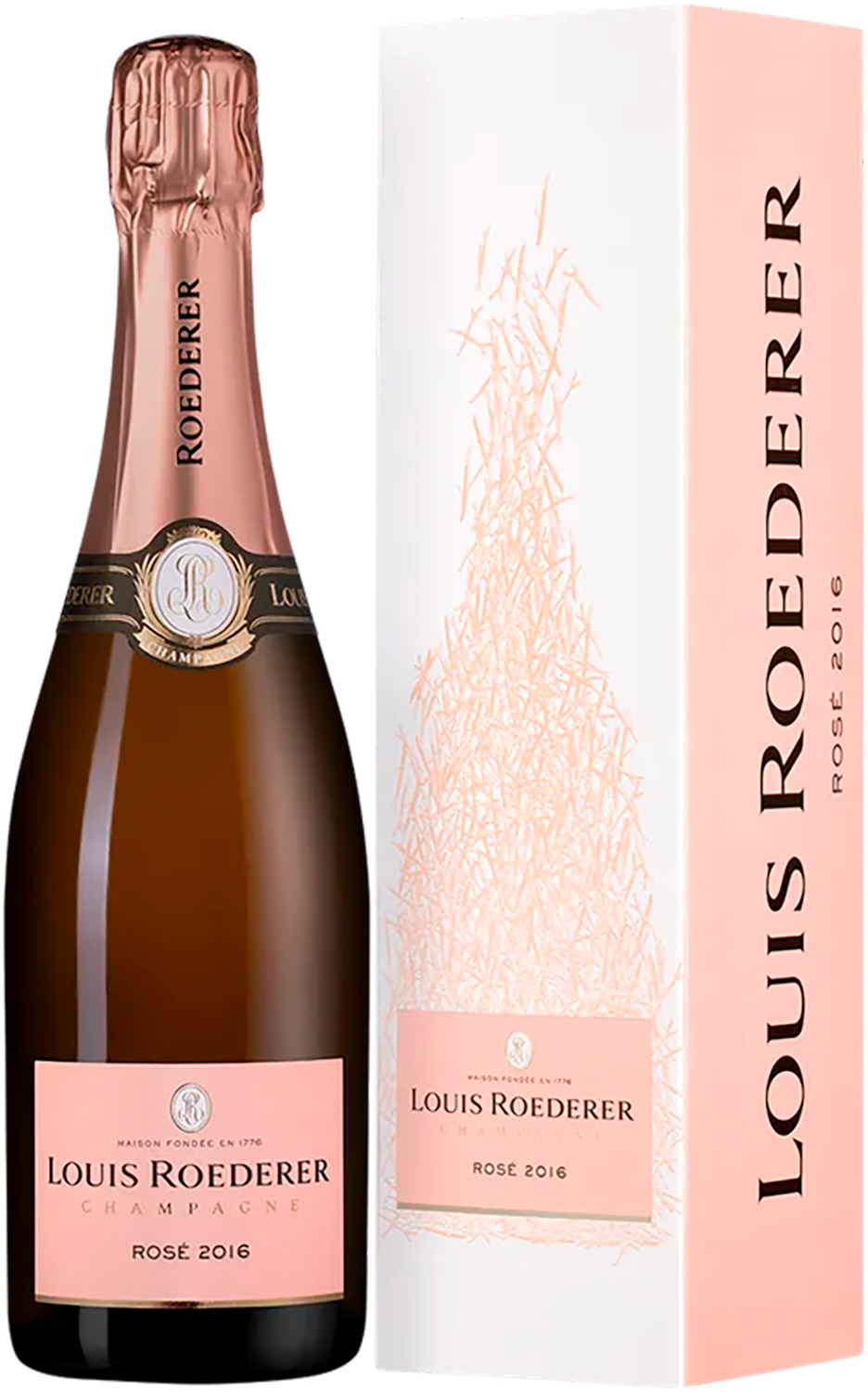 Брют Розе Шампань АОС Луи Родерер в подарочной упаковке 0.75 л