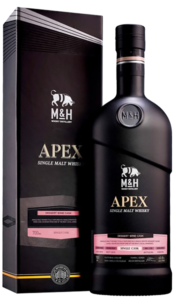 Эм энд Эйч Апекс Десерт Вайн Каск Солодовый Виски в подарочной упаковке 0.7 л