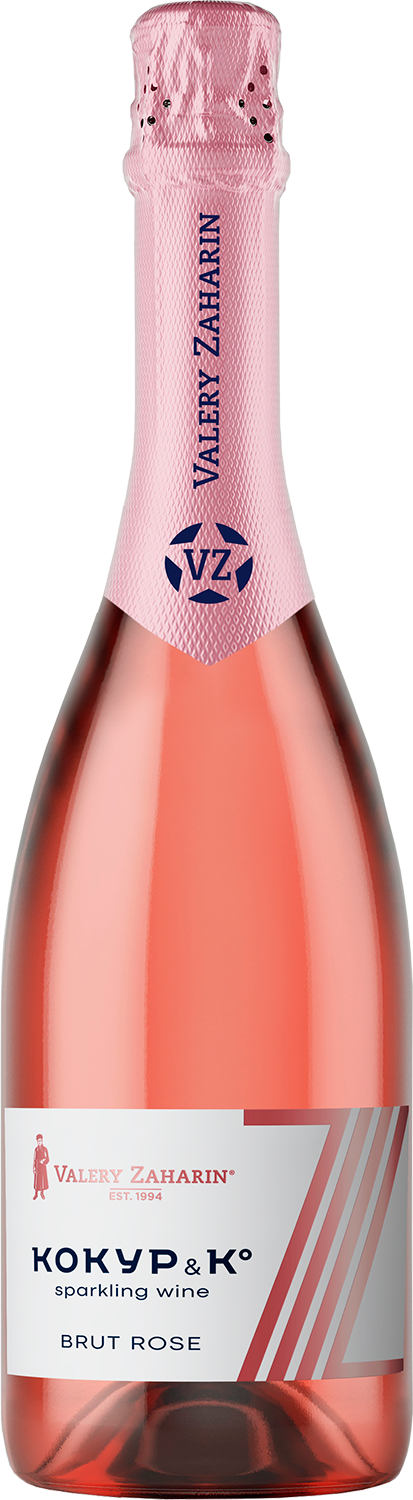 Кокур & Ко Брют Розе Валерий Захарьин Крым ЗГУ 0.75 л
