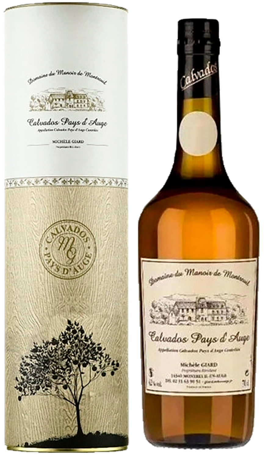 Домен дю Мануар де Монтрей 1978 Кальвадос Пэй д'Ож AOC в подарочной упаковке 1978 0.7 л