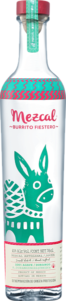 Burrito Fiestero Mezcal Joven Cenizo, 0.75 л в Тольятти