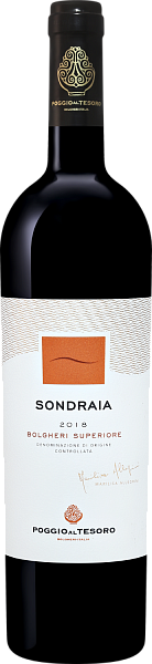 Sondraia Bolgheri Superiore DOC Poggio Al Tesoro, 0.75 л в Тольятти