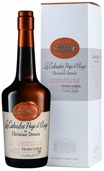Calvados Hors d'Age 18 Years Old Pays d'Auge AOC Christian Drouin (gift box), 0.7 л в Тольятти