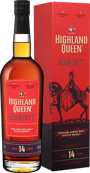 Highland Queen Majesty Single Malt Scotch Whisky 14 y.o. (gift box), 0.7 л в Тольятти