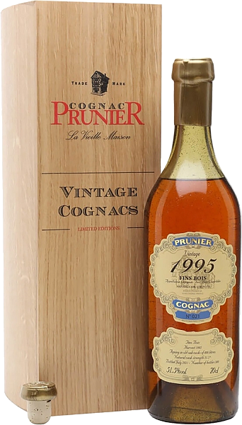 Prunier 1995 Fins Bois Cognac (wooden box), 0.7 л в Тольятти