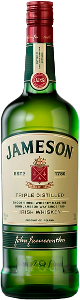 Jameson Triple Distilled Irish Whiskey, 1 л в Тольятти