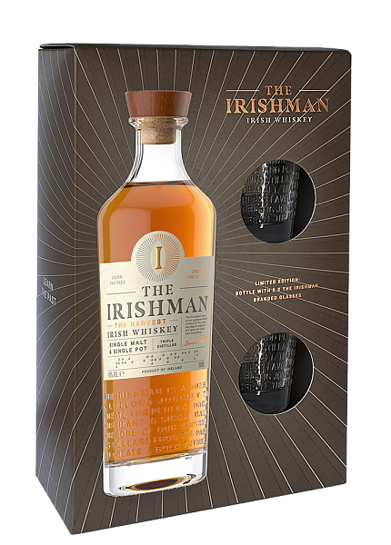 The Irishman The Harvest Blended Irish Whiskey (gift box with 2 glasses), 0.7 л в Тольятти