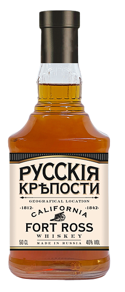 Виски Russian Fortresses Fort Ross, 0.5 л в Тольятти