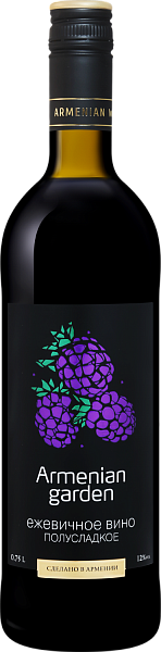 Armenian Garden Blackberry Oktemberyanskiy Wine and Brandy Factory, 0.75 л в Тольятти