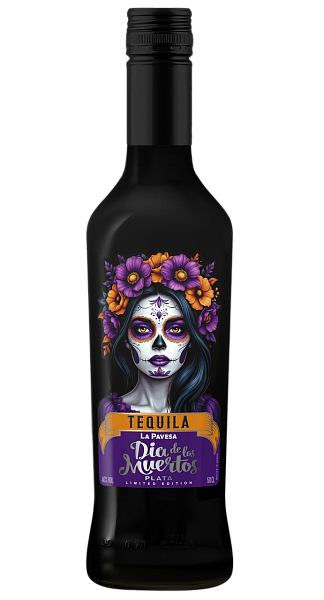Текила La Pavesa Tequila Plata Dia de los Muertos Edition, 0.5 л в Тольятти
