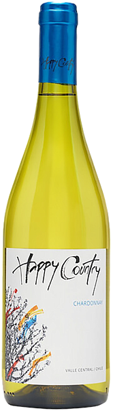 Happy Country Chardonnay Central Valley DO Bodegas y Vinedos de Aguirre, 0.75 л в Тольятти