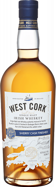 West Cork Small Batch Sherry Cask Finished Single Malt Irish Whiskey, 0.7 л в Тольятти